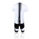 ILPALADINO Man's Short-sleeve Cycling Jersey/ Suit Team Jacket T-shirt Summer Suit Spring Autumn Clothes Sportswear White Shirt Black Strip NO.010 -  Cycling Apparel, Cycling Accessories | BestForCycling.com 