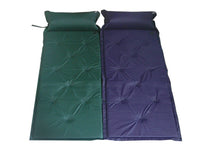 Nine-Dot 2.5cm/5cm Single Camping Mat Self-Inflating Sleeping Pad Inflatable Tent Air Mattress with Attached Pillow and Foldable Infinite Splicing Dampproof Waterproof for Outdoor Hiking Backpacking Tour Fishing Beach -  Cycling Apparel, Cycling Accessories | BestForCycling.com 