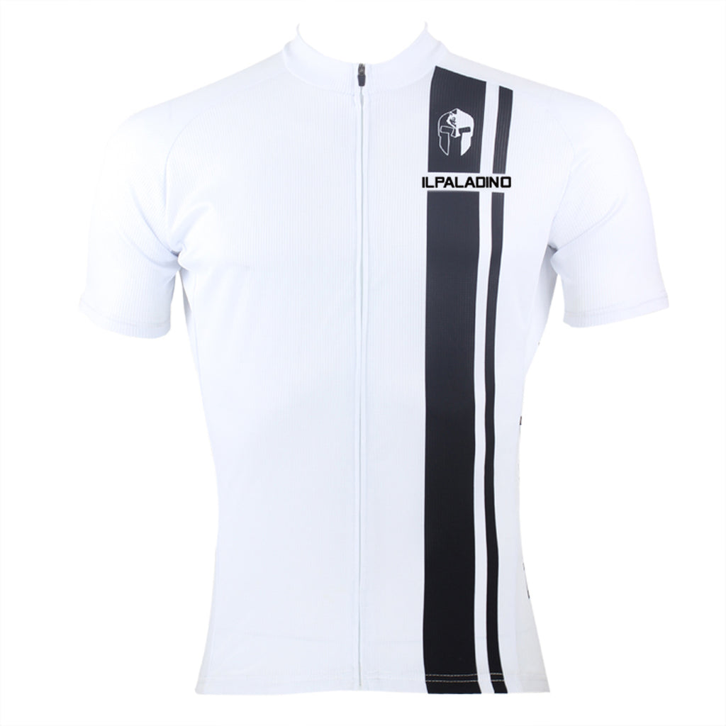 ILPALADINO Man's Short-sleeve Cycling Jersey Team Jacket T-shirt Summer Spring Autumn Clothes Sportswear White Shirt Black Strip NO.010 -  Cycling Apparel, Cycling Accessories | BestForCycling.com 