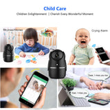 Security Camera 1080P HD Home Wireless IP Dome Surveillance Camera Baby Monitor Two-Way Audio Night Vision Remote Control Motion Tracker, Pet/Elder/Anti-Theft Monitoring, Cloud/SD Card Storage -  Cycling Apparel, Cycling Accessories | BestForCycling.com 