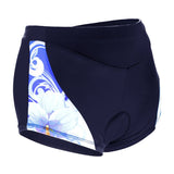 White Flowers Blue 3D Padded Cycling Underwear Shorts Bicycle Underpants Bike Biking Shorts Breathable Bicycle Pants Lightweight NO. SFK014 -  Cycling Apparel, Cycling Accessories | BestForCycling.com 