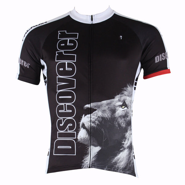 Melancholic Lion Men's Short-Sleeve Black Cycling Jersey Bicycling Shirts Summer NO.301 -  Cycling Apparel, Cycling Accessories | BestForCycling.com 
