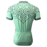 Ilpaladino Patterned Green Leaves Men's Breathable Quick Dry Short-Sleeve Cycling Jersey Bicycling Shirts Summer Apparel Outdoor Sports Gear Leisure Biking T-shirt Wear NO.505 -  Cycling Apparel, Cycling Accessories | BestForCycling.com 
