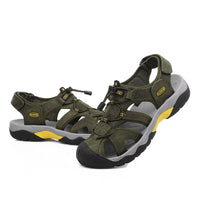 Men's Summer Cool Toe-cap Sandal Leather Thick-soled Outdoor Sports Beach Anti-skidding Wear-resisting Shoes NO. 7009 -  Cycling Apparel, Cycling Accessories | BestForCycling.com 