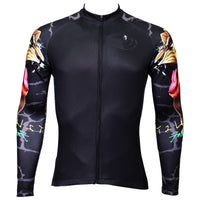 Hot Sale Cycling Jersey  Cycling Jersey Wholesale Outdoor Men's Long-sleeved Jersey for Spring and Summer Black and White Ultraviolet Resistant Fabric Outdoor Sportswear(velvet) -  Cycling Apparel, Cycling Accessories | BestForCycling.com 