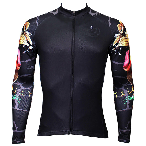 Hot Sale Cycling Jersey  Cycling Jersey Wholesale Outdoor Men's Long-sleeved Jersey for Spring and Summer Black and White Ultraviolet Resistant Fabric Outdoor Sportswear(velvet) -  Cycling Apparel, Cycling Accessories | BestForCycling.com 
