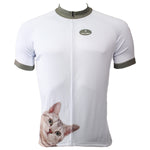 Ilpaladino Lovely Cat Simple White Men's Breathable Short-Sleeve Cycling Jersey Bicycling Shirts Summer Quick Dry Sport Wear NO.503 -  Cycling Apparel, Cycling Accessories | BestForCycling.com 