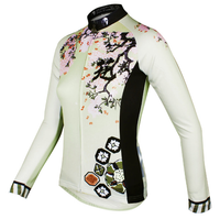 ILPALADINO Spring Flowers Women's Tight Long Sleeve Cycling Jersey Bicycling Pro Cycle Clothing Racing Apparel Outdoor Sports Leisure Biking T-shirt Spring Autumn NO.685 -  Cycling Apparel, Cycling Accessories | BestForCycling.com 