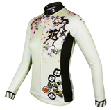ILPALADINO Spring Flowers Women's Tight Long Sleeve Cycling Jersey Bicycling Pro Cycle Clothing Racing Apparel Outdoor Sports Leisure Biking T-shirt Spring Autumn NO.685 -  Cycling Apparel, Cycling Accessories | BestForCycling.com 