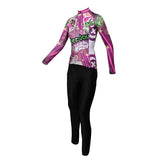 ILPALADINO Purple Funky  Women's Long Sleeves Red Cycling Clothing Suits with Tights  Spring Autumn Exercise Bicycling Pro Cycle Clothing Racing Apparel Outdoor Sports Leisure Biking Shirts NO.328 -  Cycling Apparel, Cycling Accessories | BestForCycling.com 