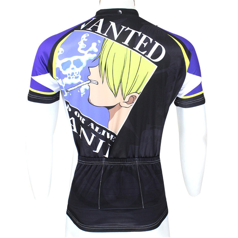 ONE PIECE Series Pirates Vinsmoke Sanji Men's Cycling Suit Jersey Team Jacket Leisure T-shirt Summer Spring Autumn Clothes Sportswear Anime Manga  NO.076 -  Cycling Apparel, Cycling Accessories | BestForCycling.com 