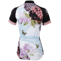 Ilpaladino Lilac Butterfly Nature Women Cycling Jerseys Short-sleeve summer Sportswear Gear Pro Cycle Clothing Racing Apparel Outdoor Sports Leisure Biking Shirt NO.544 -  Cycling Apparel, Cycling Accessories | BestForCycling.com 