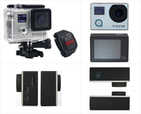 V12 1080P Action Camera Dual Screen Display Gyro RSC Underwater Waterproof 2 inch FHD Screen with Smart 2.4G Rechargeable Remote Control For Aerial Photograph Diving Cylcling Helmet Cam Wi-Fi Share FHD Sports DV -  Cycling Apparel, Cycling Accessories | BestForCycling.com 