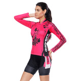 Black Flower Pink Red Women's Cycling Short-sleeve/Long-sleeve Bike Jersey/Kit T-shirt Summer Spring Road Bike Wear Mountain Bike MTB Clothes Sports Apparel Top / Suit NO. 794 -  Cycling Apparel, Cycling Accessories | BestForCycling.com 