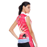 Flying Fish Carps Red Pink Women's Cycling Sleeveless Bike Jersey/Kit T-shirt Summer Spring Road Bike Wear Mountain Bike MTB Clothes Sports Apparel Top / Suit NO. 806 -  Cycling Apparel, Cycling Accessories | BestForCycling.com 