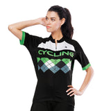 Green Mesh Splicing Black Women's Cycling Short-sleeve Bike Jersey T-shirt Summer Spring Road Bike Wear Mountain Bike MTB Clothes Sports Apparel Top NO. 800 -  Cycling Apparel, Cycling Accessories | BestForCycling.com 