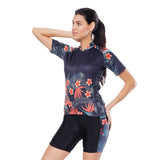 Elegance Tropical Plant Flower Women's Cycling Short-sleeve/Long-sleeve Bike Jersey/Kit T-shirt Summer Spring Road Bike Wear Mountain Bike MTB Clothes Sports Apparel Top / Suit NO. 791 -  Cycling Apparel, Cycling Accessories | BestForCycling.com 