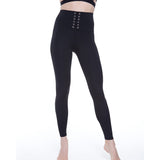 Woman Tie Simple High Waist Yoga Pants Running Sports Leisure Workout Tights Tummy Control Workout Gym Legging Tight Black/Blue LA06 -  Cycling Apparel, Cycling Accessories | BestForCycling.com 
