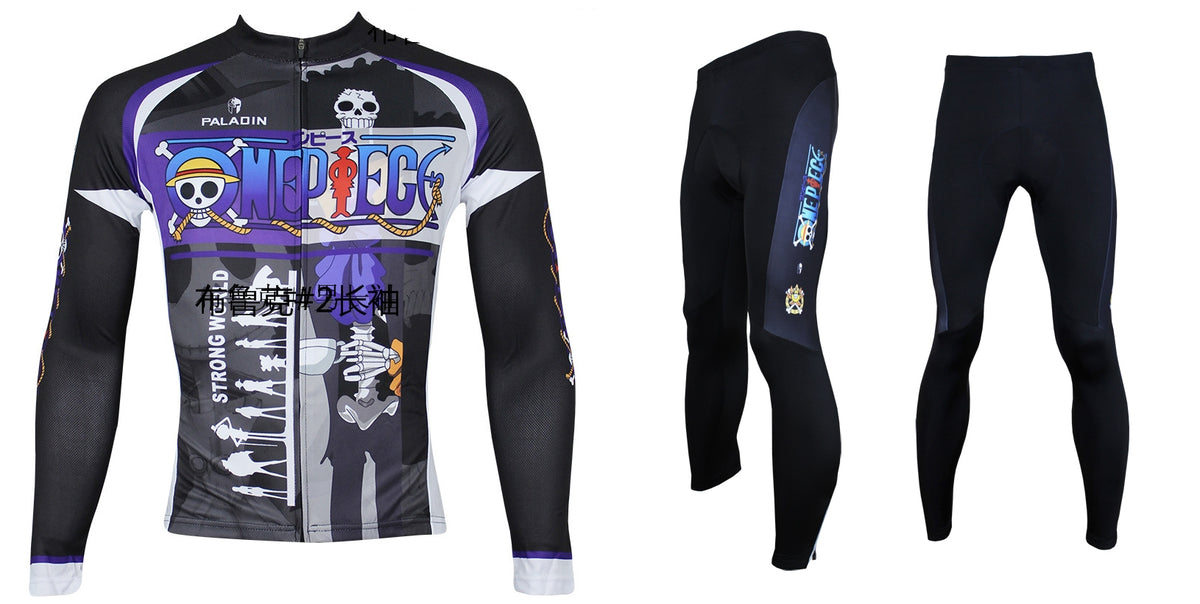 ONE PIECE Series Pirates Skeletal Musician Brook Men's Cycling Suit Jersey Team Jacket T-shirt Summer Spring Autumn Clothes Sportswear Anime Animation Manga Paramecia-type Revive Devil Fruit Eater NO.072 -  Cycling Apparel, Cycling Accessories | BestForCycling.com 