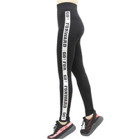 Women Legging Go Forward Letter Ultra Elasticity  Yoga Pants Jogger Workout Tights Tummy Control Workout Gym Tight Golden/Silver/Camo Strip LZM02 -  Cycling Apparel, Cycling Accessories | BestForCycling.com 