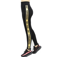 Women Legging Go Forward Letter Ultra Elasticity  Yoga Pants Jogger Workout Tights Tummy Control Workout Gym Tight Golden/Silver/Camo Strip LZM02 -  Cycling Apparel, Cycling Accessories | BestForCycling.com 