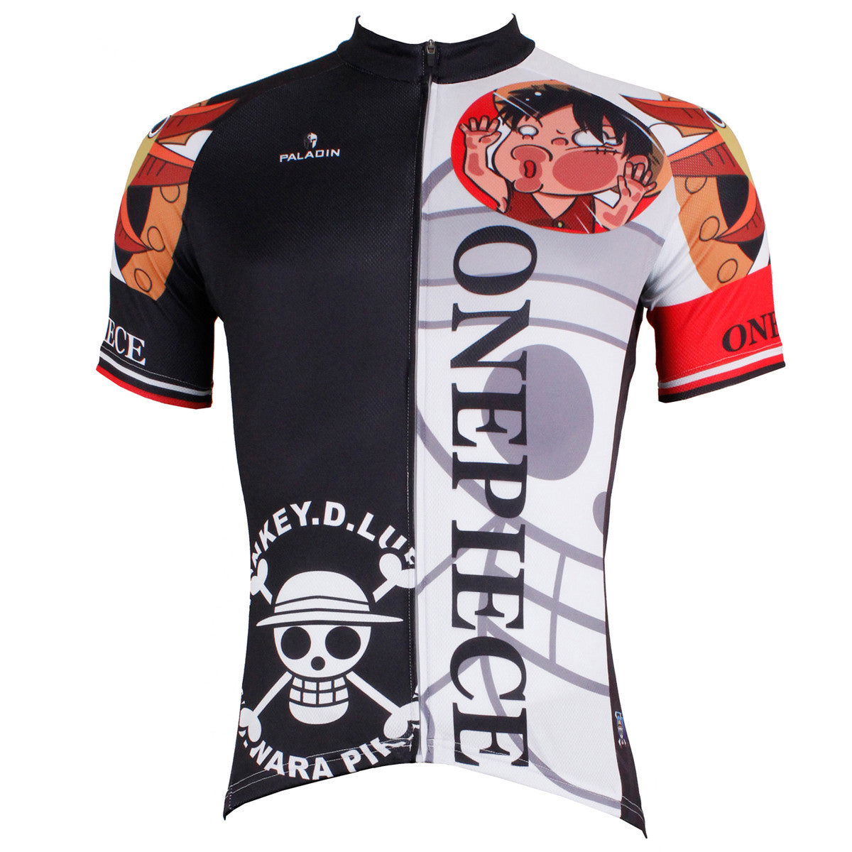ONE PIECE Series Strong World Pirates Sea Kings Men's Cycling Suit Jersey Team Jacket T-shirt Summer Spring Autumn Clothes Sportswear Cartoon World Monkey D. Luffy Gum-Gum Devil Fruit Eater Black NO.403 -  Cycling Apparel, Cycling Accessories | BestForCycling.com 
