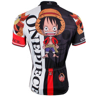 ONE PIECE Series Strong World Pirates Sea Kings Men's Cycling Suit Jersey Team Jacket T-shirt Summer Spring Autumn Clothes Sportswear Cartoon World Monkey D. Luffy Gum-Gum Devil Fruit Eater Black NO.403 -  Cycling Apparel, Cycling Accessories | BestForCycling.com 