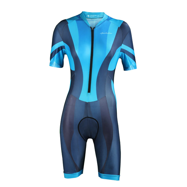 Short Sleeve Aero Compression Triathlon Suit Tri Suit Soft Chamois Skinsuit Team Tri Suit Swim Bike Run 878