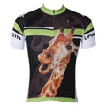 Ilpaladino Giraffe Animal Men's Breathable Quick Dry Short-Sleeve Green&Black Cycling Jersey Bicycling Shirts  Summer Sport Wear NO.562 -  Cycling Apparel, Cycling Accessories | BestForCycling.com 