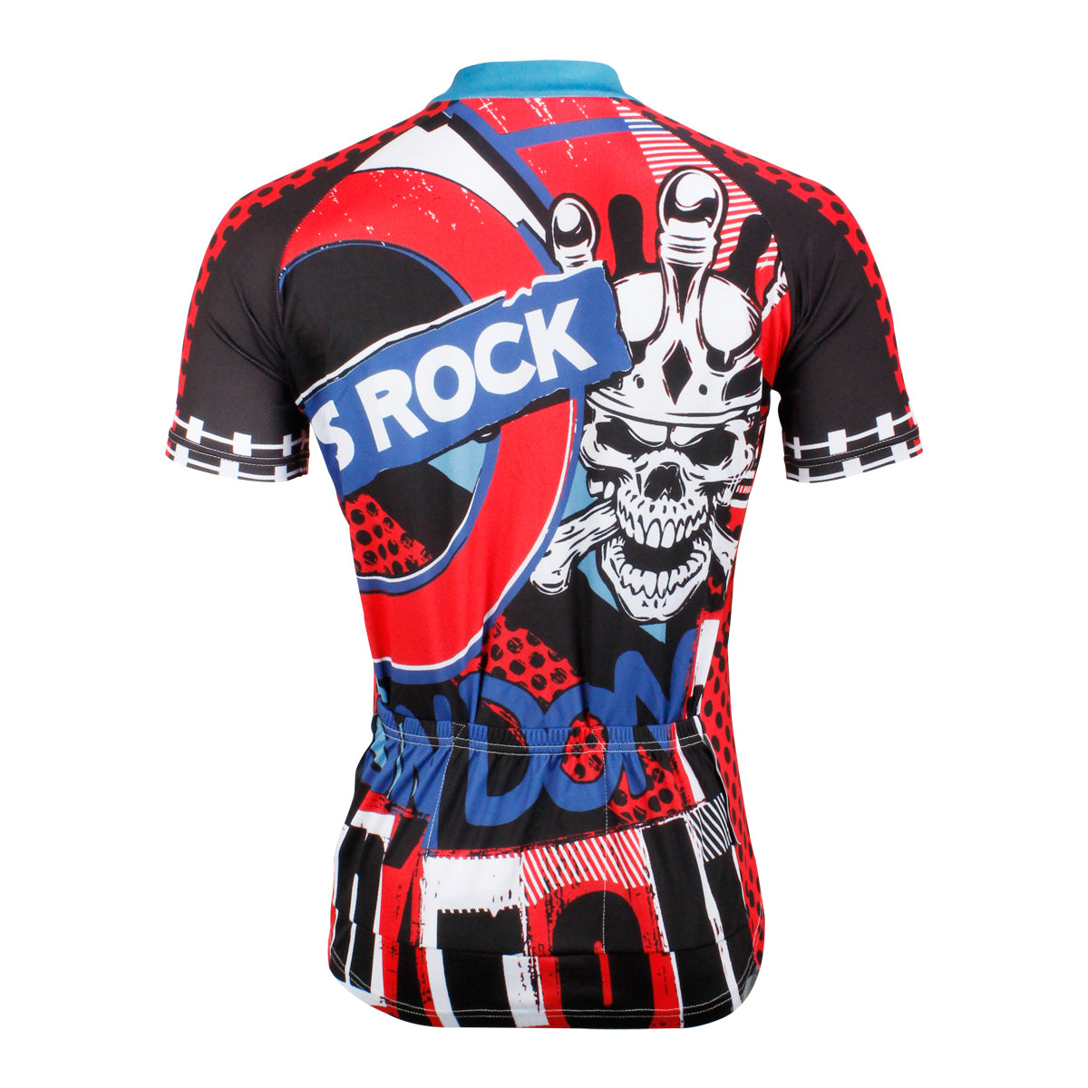 ILPALADINO Injury Rock Skull Red Sport Shirt Cycling Short Sleeve Jersey Exercise Bicycling Pro Cycle Clothing Racing Apparel Outdoor Sports Leisure Biking Shirts 615 -  Cycling Apparel, Cycling Accessories | BestForCycling.com 