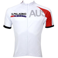 ILPALADINO Australia Simple White Man's Short-sleeve Cycling Jersey Team Jacket T-shirt Summer Spring Autumn Clothes Sportswear Racing Apparel  NO.053 -  Cycling Apparel, Cycling Accessories | BestForCycling.com 