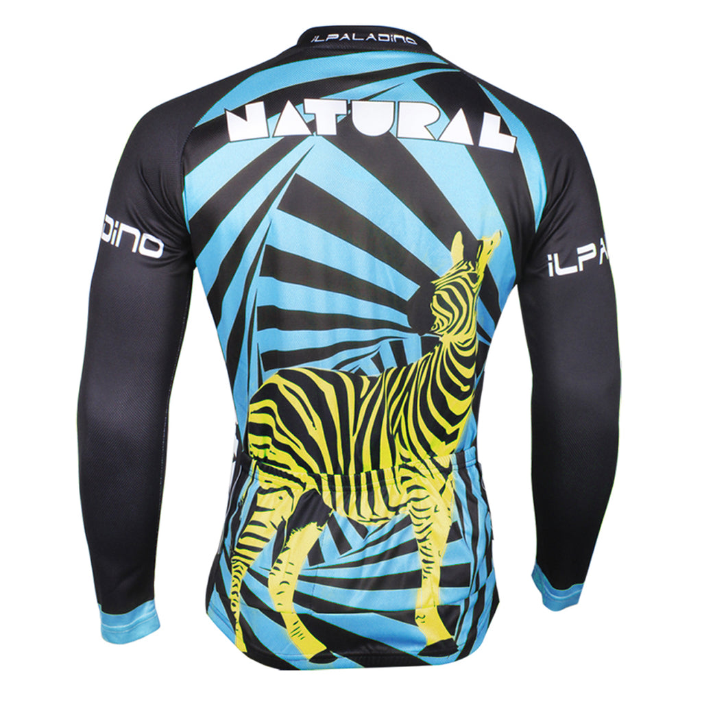 ILPALADINO Yellow/Blue/Green/Red/Rose red Zebra Professional MTB Cycling Jersey Long Sleeve Spring Autumn Mountain Bike Exercise Bicycling Pro Cycle Clothing Racing Apparel Outdoor Sports Leisure Biking Shirts -  Cycling Apparel, Cycling Accessories | BestForCycling.com 