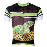 Ilpaladino Snake  Men's Breathable Quick Dry Short-Sleeve Green&Black Cycling Jersey Bicycling Pro Cycle Clothing Racing Apparel Outdoor Sports Leisure Biking T-shirt Summer Sport Wear NO.559 -  Cycling Apparel, Cycling Accessories | BestForCycling.com 