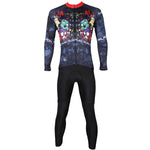 ILPALADINO Men's Long Black Sleeves Cycling Jerseys Suit  Winter Exercise Bicycling Pro Cycle Clothing Racing Apparel Outdoor Sports Leisure Biking (Velvet)  NO.528 -  Cycling Apparel, Cycling Accessories | BestForCycling.com 