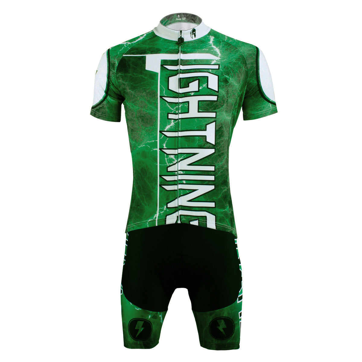 Ilpaladino Green Flashing Lightning Natural Phenomenon Cycling Short-sleeve Suit /Jersey Exercise Bicycling Pro Cycle Clothing Racing Apparel Outdoor Sports Leisure Biking Shirts Team Kit NO.627 -  Cycling Apparel, Cycling Accessories | BestForCycling.com 