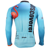 Men's Blue Full Zipper Long-sleeve Cycling Jersey for Outdoor Sport  Leisure Sport Breathable and Quick Dry Fall Autumn Bike Shirt Bicycle clothing ILPALADINO 302 -  Cycling Apparel, Cycling Accessories | BestForCycling.com 