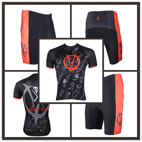 Men's Cycling Suit/Jersey T-shirt Summer V for Vendetta NO.144 -  Cycling Apparel, Cycling Accessories | BestForCycling.com 