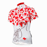 Ilpaladino Lovers/Couples Romantic Red-heart Cycling Jerseys Summer Woman's Men's Sportswear Apparel Outdoor Sports Gear Leisure Biking T-shirt NO. 506/507 -  Cycling Apparel, Cycling Accessories | BestForCycling.com 