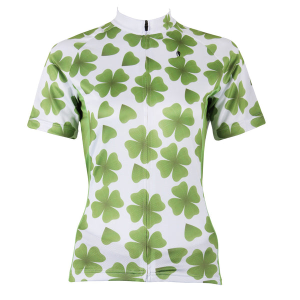 Ilpaladino Four Leaf Clover Summer Women's Short-Sleeve Cycling Jersey Biking Shirts Breathable Outdoor Sports Gear Leisure Biking T-shirt Sports Clothes NO.508 -  Cycling Apparel, Cycling Accessories | BestForCycling.com 