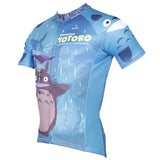 My Neighbor Totoro Blue Cycling Jersey Men's Short-Sleeve T-shirts Summer Chinchilla NO.519 -  Cycling Apparel, Cycling Accessories | BestForCycling.com 