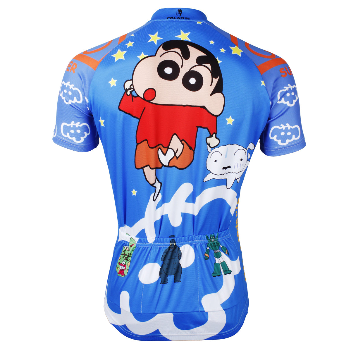 Man's Short-sleeve Cycling Jersey Jacket T-shirt Summer Spring Autumn Clothes Sportswear Cartoon World Crayon Shin-chan NO.534 -  Cycling Apparel, Cycling Accessories | BestForCycling.com 
