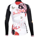 Two women's Magnolia& Peach Blossom flowers cycling short-sleeve&long-sleeve jerseys gear Spring&Summer Chinese Style sportswear Pro Cycle Clothing Racing Apparel Outdoor Sports Leisure Biking T-shirt NO.542/547 -  Cycling Apparel, Cycling Accessories | BestForCycling.com 