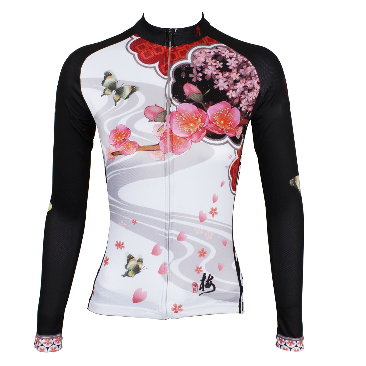 Two women's Magnolia& Peach Blossom flowers cycling short-sleeve&long-sleeve jerseys gear Spring&Summer Chinese Style sportswear Pro Cycle Clothing Racing Apparel Outdoor Sports Leisure Biking T-shirt NO.542/547 -  Cycling Apparel, Cycling Accessories | BestForCycling.com 