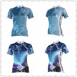 Ilpaladino Dripping Lilies Grace Woman's Cycling short-sleeve Jersey/Suit Kit Spring Summer Exercise Bicycling Summer Pro Cycle Clothing Racing Apparel Outdoor Sports Leisure Biking Shirts Sportswear Blue/Deongaree -  Cycling Apparel, Cycling Accessories | BestForCycling.com 