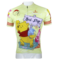 elena.longari half price for size M Winnie the Pooh Man's Spring Summer Sportswear Short/long-sleeve Cycling Jersey Apparel Outdoor Sports Gear Leisure Biking T-shirt Cartoon World NO.97