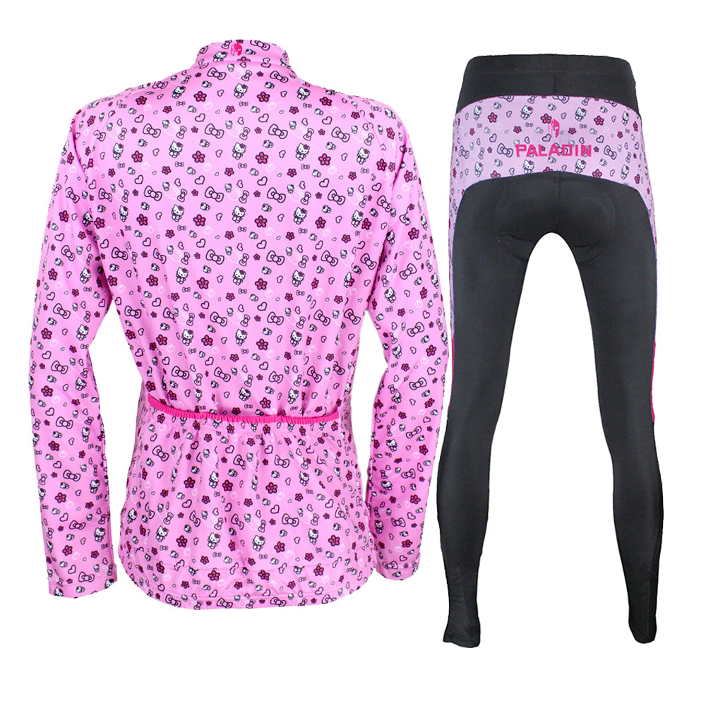 HELLO KITTY Princess Women's Top Cycling Suit/Jersey Jacket T-shirt Summer Spring Autumn Clothes Sportswear Cartoon World Pink Kit NO.081 -  Cycling Apparel, Cycling Accessories | BestForCycling.com 