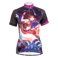 Animation Game Character Girl Lovely Witch Woman's Short-Sleeve Cycling Jersey Summer T-shirt NO.581 -  Cycling Apparel, Cycling Accessories | BestForCycling.com 