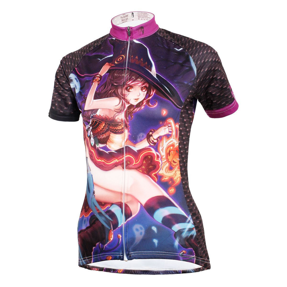 ILPALADINO Animation Game Character Girl Lovely Witch Woman's Short-Sleeve Cycling Jersey Summer Biking Wear Breathable Outdoor Sports Gear Leisure Biking T-shirt Sports Clothes NO.581 -  Cycling Apparel, Cycling Accessories | BestForCycling.com 