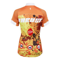 Ilpaladino TRUST Orange Women's Cycling Jersey Short Sleeve Bicycling Pro Cycle Clothing Racing Apparel Outdoor Sports Leisure Biking T-shirt Breathable Summer Clothes NO.587 -  Cycling Apparel, Cycling Accessories | BestForCycling.com 