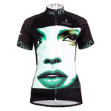 ILPALADINO Portrait Girl Model Woman's Short-Sleeve Cycling Jersey Summer Biking Wear Breathable Outdoor Sports Gear Leisure Biking T-shirt Sports Clothes NO.591 -  Cycling Apparel, Cycling Accessories | BestForCycling.com 